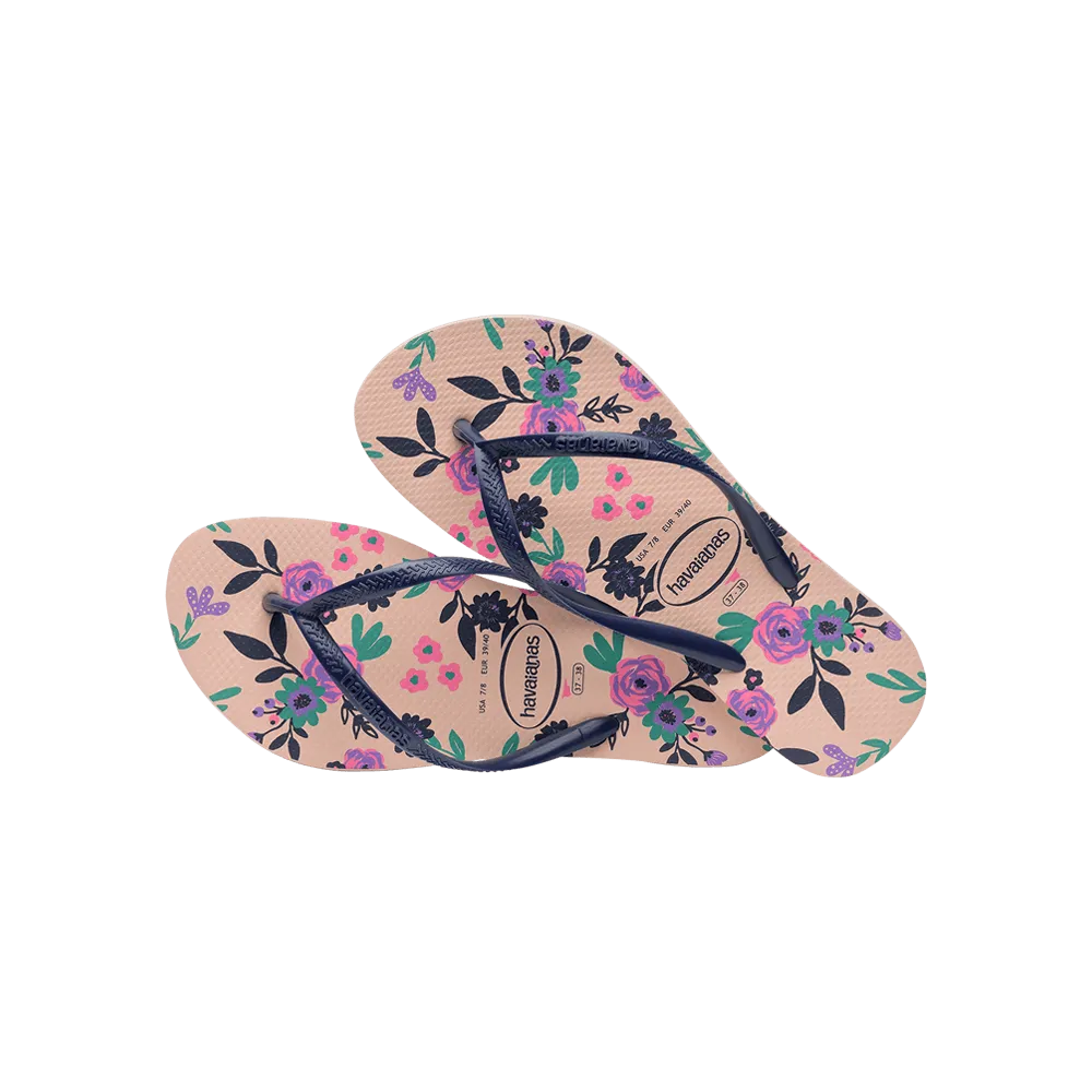 Slim Romance Flip Flops