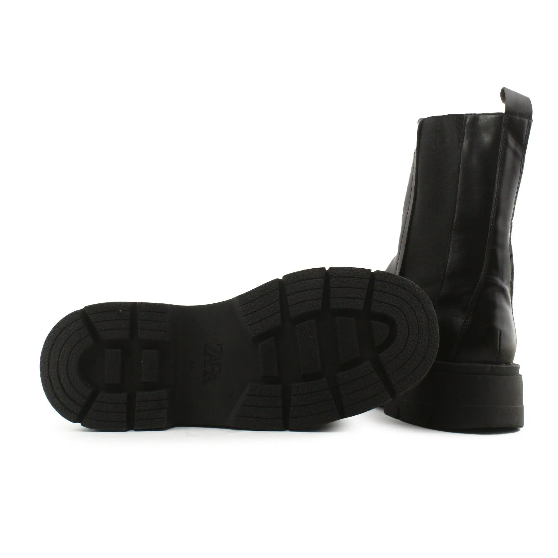 Zara Stretchable Chalsea Ankle Boots | 100% Authentic Leather